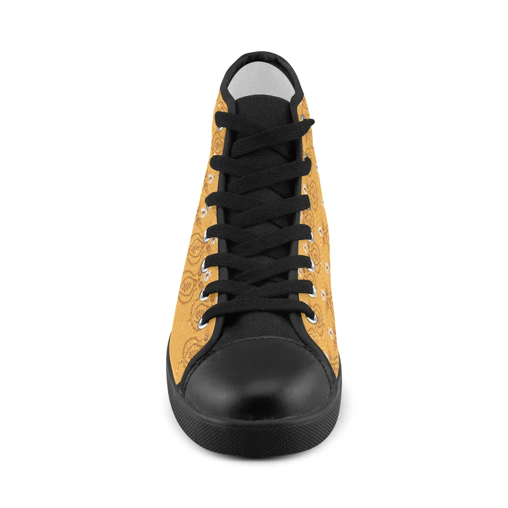 Buy Men's Mandala Print Canvas High Top Shoes at TFS