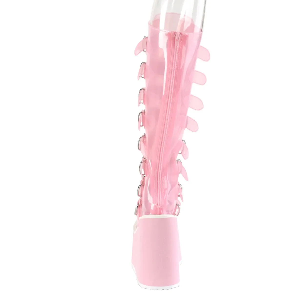 DemoniaCult SWING 815C Pink Transparent Boots
