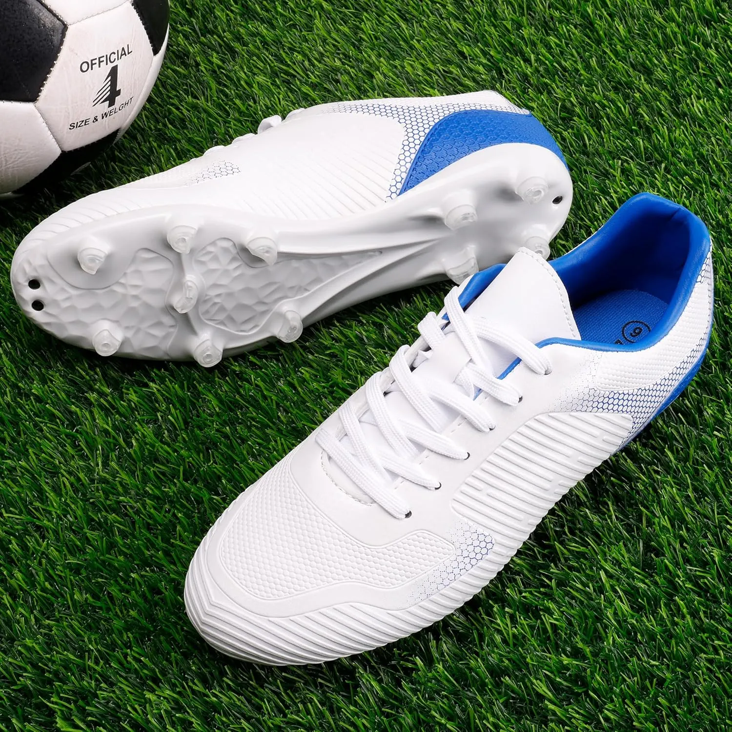 DREAM PAIRS Mens Firm Ground Soccer Cleats Soccer Shoes