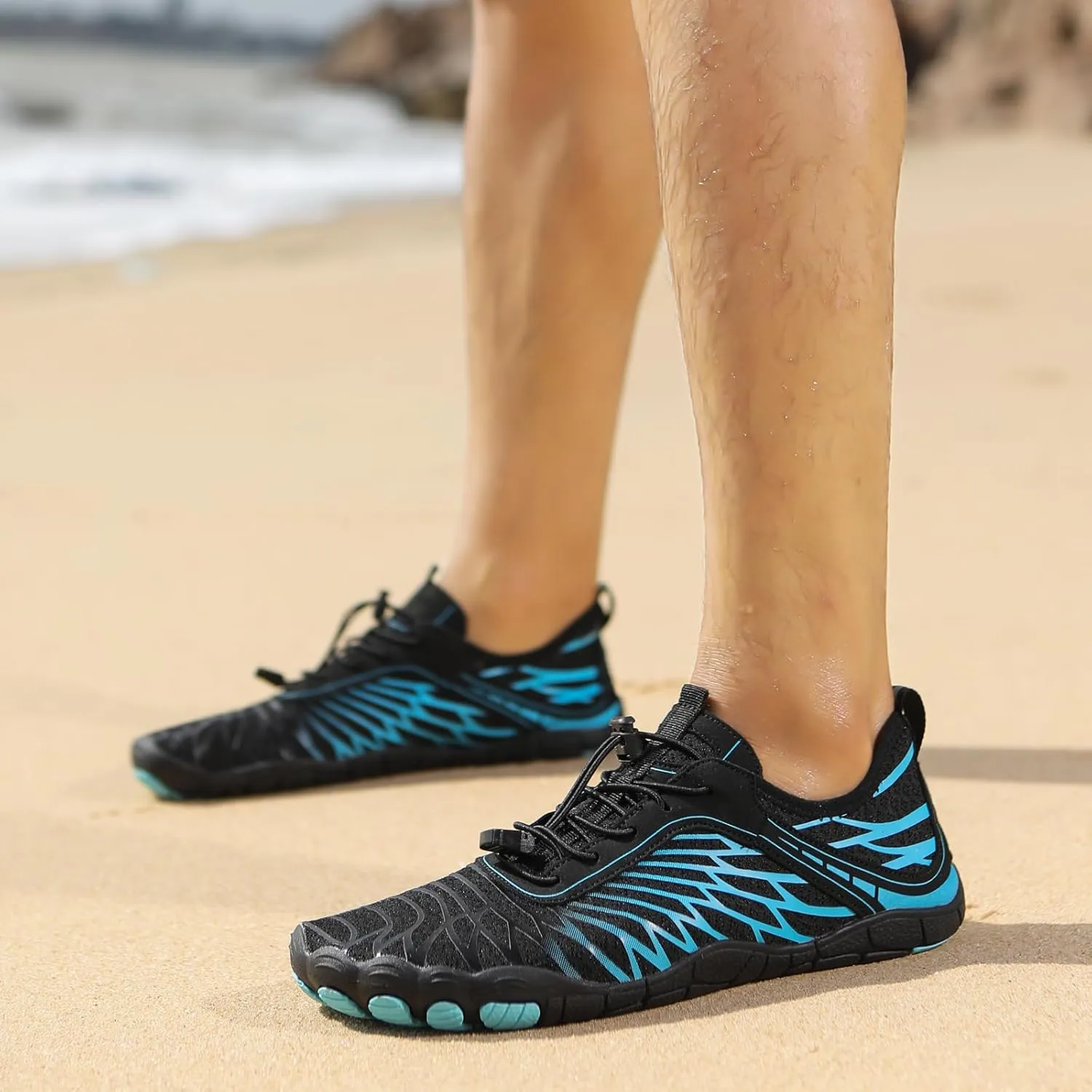 Hike Barefoot Shoes for Women Men Breathable & Non-Slip Athletic Footwear Wide Toe Water Shoes