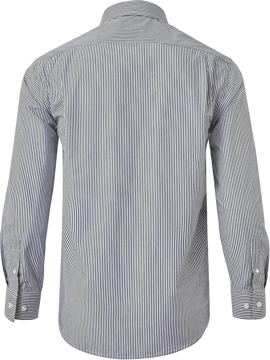 Year In Year Out Wrinkle Free Dress Shirt for Men Regular Fit Long Sleeve Wrinkle Resistant Shirt